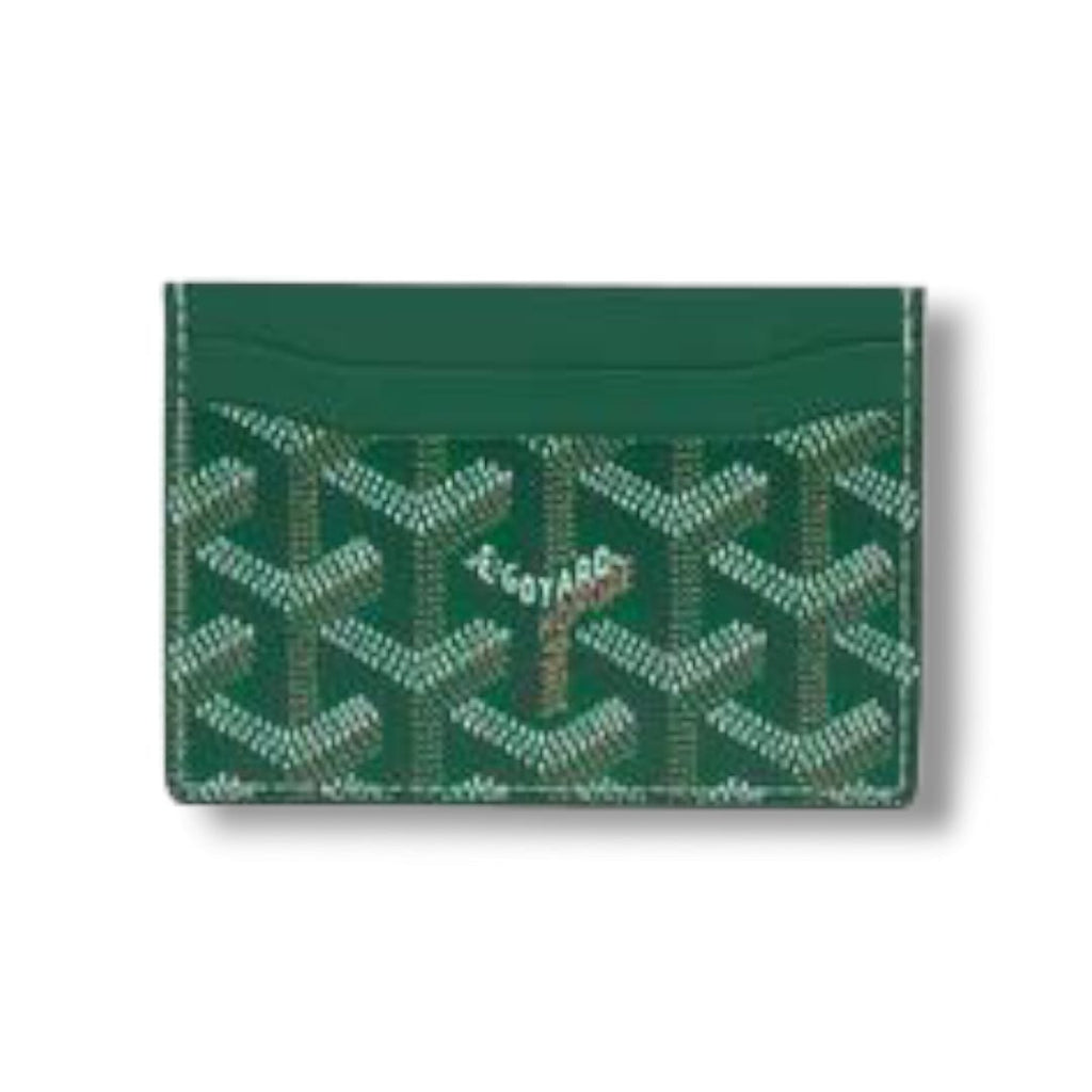 Goyard Card Holder green
