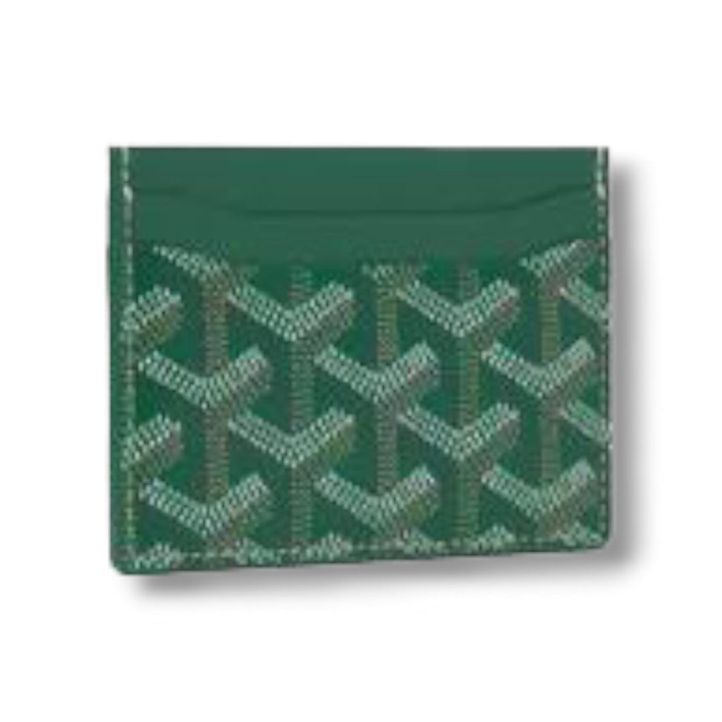Goyard Card Holder green